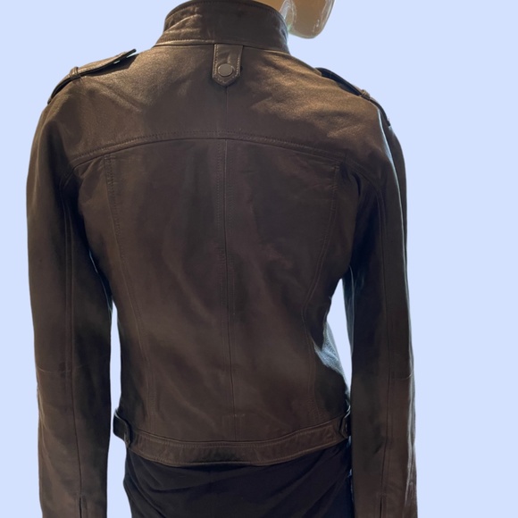 Banana Republic Leather Moto Jacket XS - Picture 4 of 7